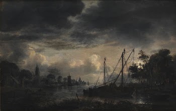 River Landscape in Moonlight by Aert | Free Photo - rawpixel