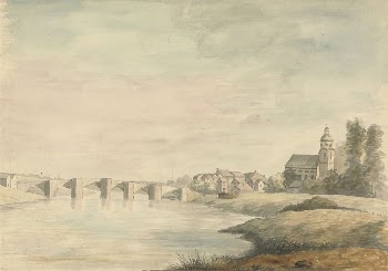 River Landscape with Bridge | Free Photo - rawpixel