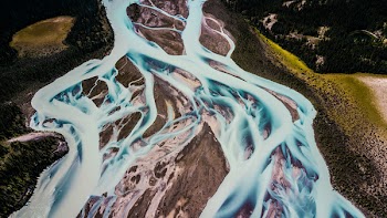 River Near Green Mountain Painting