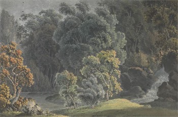 River Scene with Waterfall and | Free Photo - rawpixel
