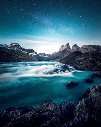 River Surrounded by Rocks
