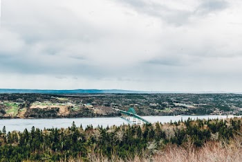 River Under A Cloudy Sky
