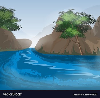 River vector image