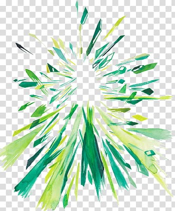 RNDOM, green abstract painting transparent background PNG clipart