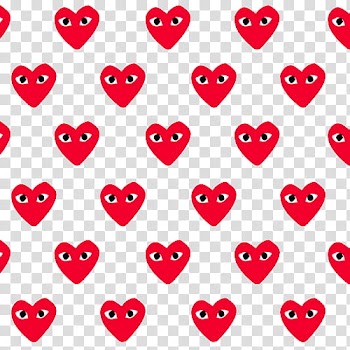 RNDOM, red heart lot transparent background PNG clipart