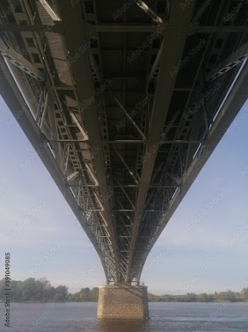 Road bridge over the Vistula river, Chelmno. Poland.