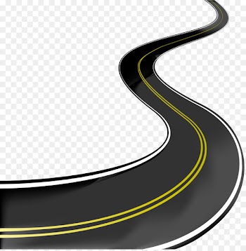 Road Highway Clip art - Curved road 