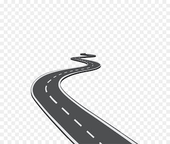 Road Icon - Creative winding road 