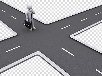 Road illustration, 3D computer graphics , Crossroads of business people transparent background PNG clipart
