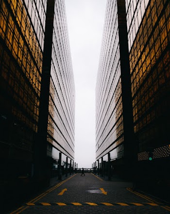 Road In Between Buildings