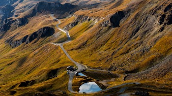 Road In The Middle Of A Mountain