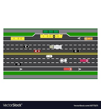 Road infographics Plot road highway street with vector image