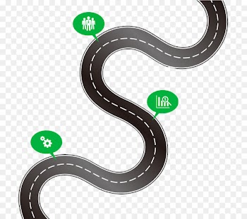 Road map Infographic Clip art - Curved road map vector material Business Information 