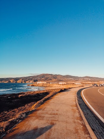 Road Near the Seashore