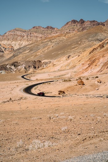 Road Passing Between Rocks