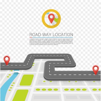 Road Royalty-free Clip art - Curved road 