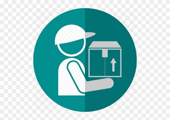 Road Sea &amp; Air Freights Transport Logistics Courier - Delivery People Icon Png