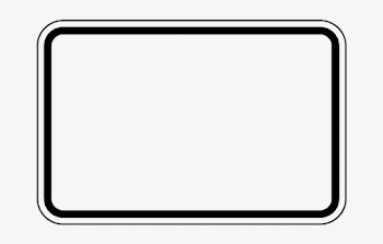 Road Sign Frame, Black & White, Horizontal, Empty, - Android Phone ...