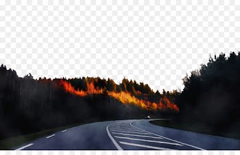 road sky asphalt highway light
