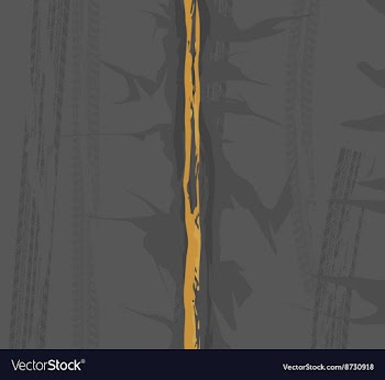 Road surface vector image