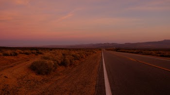 Road Towards Mountain during Sunset