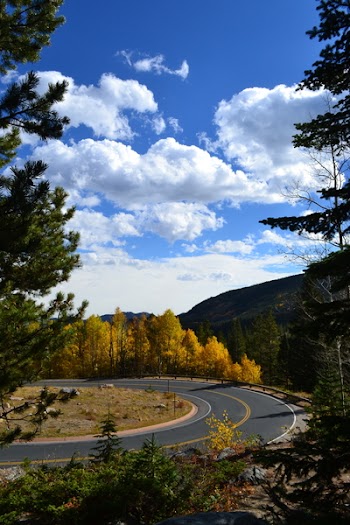 Road With Nimbus Clouds Background Photography