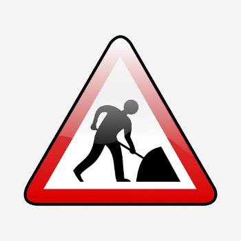 Road work sign clipart illustration. | Free Photo - rawpixel