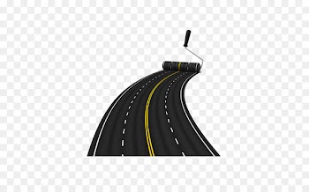 Roadworks, Road Roller, Asphalt Concrete, Yellow, Infrastructure PNG