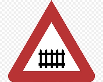 Roadworks Traffic sign Baustelle Level crossing - kereta sign 