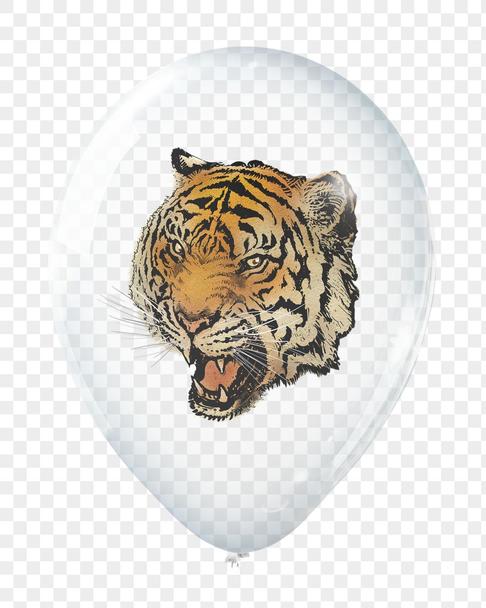Roaring tiger png sticker, wildlife | Free PNG - rawpixel