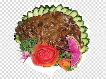 Roast beef Doenjang Chinese cuisine Smoking Food, Tatu smoked garlic sauce transparent background PNG clipart