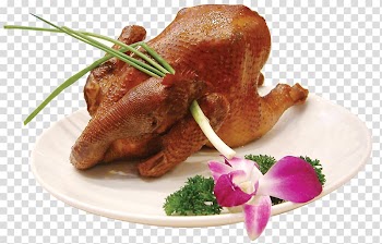 Roast chicken Chinese cuisine Duck confit Smoking, Fragrances chicken dish transparent background PNG clipart