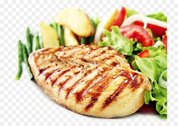 Roast chicken Steak Chicken fingers Chicken meat Salad - Grilled Chicken 