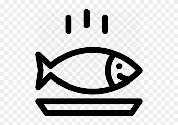 Roast Fish Icon - Food