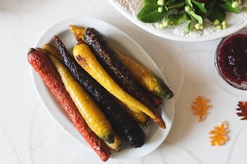 Roasted Rainbow Carrots
