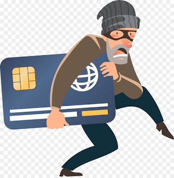 Robbery Cybercrime Icon - Credit card theft 
