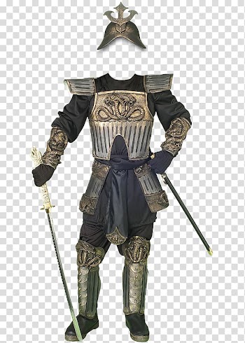 Robe Costume party Japanese armour Samurai, samurai transparent background PNG clipart