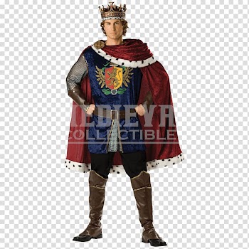 Robe Halloween costume Clothing Tunic, medieval King transparent background PNG clipart