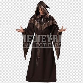 Robe Halloween costume Hood Cape, cosplay transparent background PNG clipart