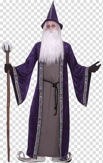 Robe Merlijn Halloween costume Costume party, Halloween transparent background PNG clipart