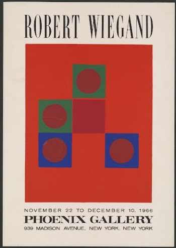Robert Wiegand Exhibition (1965) poster. | Free Photo Illustration - rawpixel