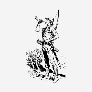 Robin hood comic  clipart, | Free Vector - rawpixel