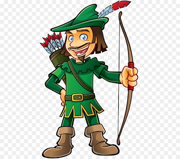 Robin Hood Royalty-free Stock illustration Illustration - Take a bow and arrow hunter 