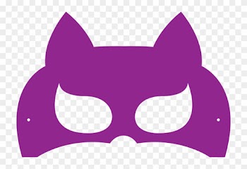 Robin Mask Template - Bat Girl Mask Template