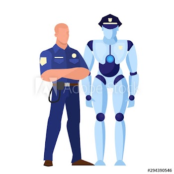 Robot as a police officer