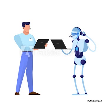 Robot as a support service worker