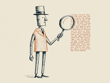 Robot Detective with Magnifying Glass