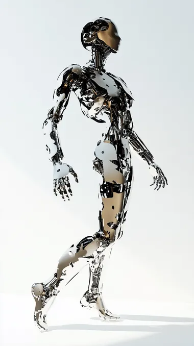 Robot Human Replacement in Modern Minimalist Art for Living Spaces Robot Human Replacement in Modern Minimalist Art for Living Spaces
