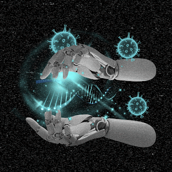 Robot medic, abstract retro future | Free Photo - rawpixel