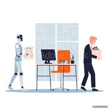 Robot replace the human in office